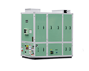 Cabinet three in one dehumidification heat pump of heatsiphon