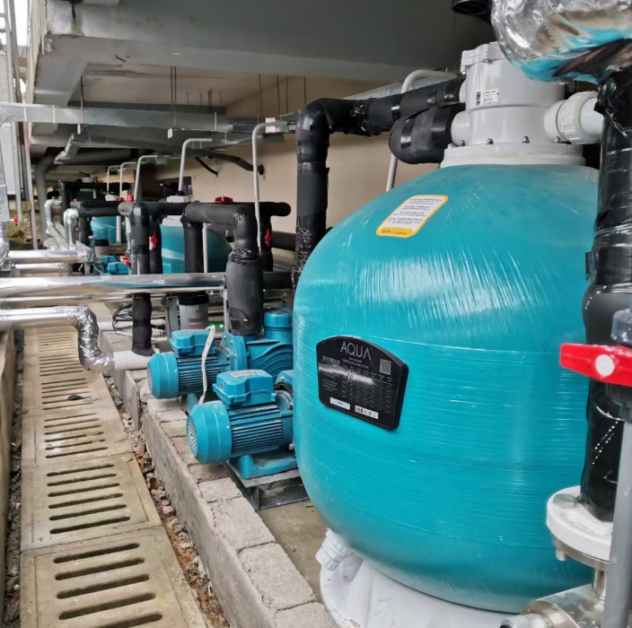 爱克泳池水泵砂缸